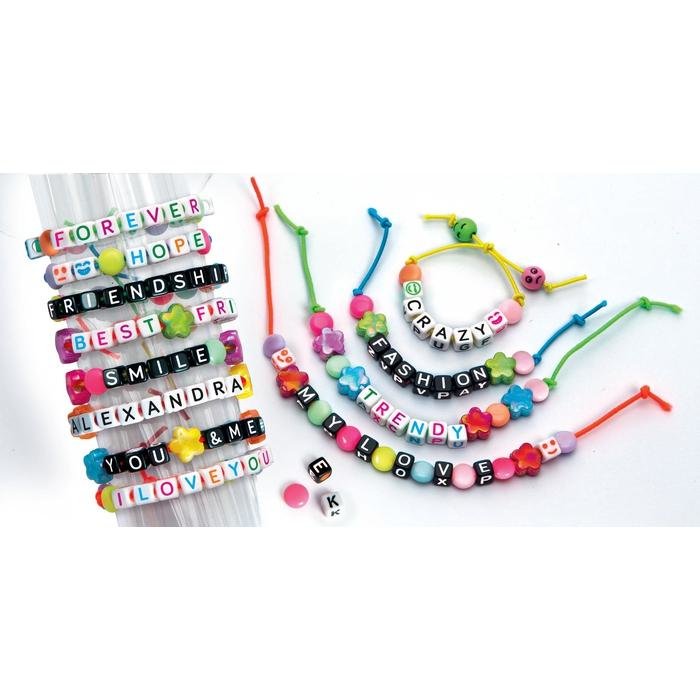 Set Creacion Pulseras Con Mensaje Crazy Chic