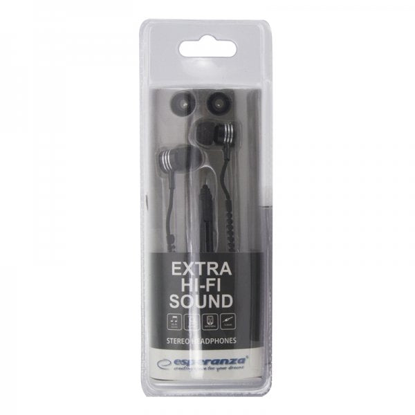 EAN 5901299909553 - Esperanza EH161K auricular y casco Auriculares Alámbrico Dentro de oído Llamadas/Música Negro imagen 2