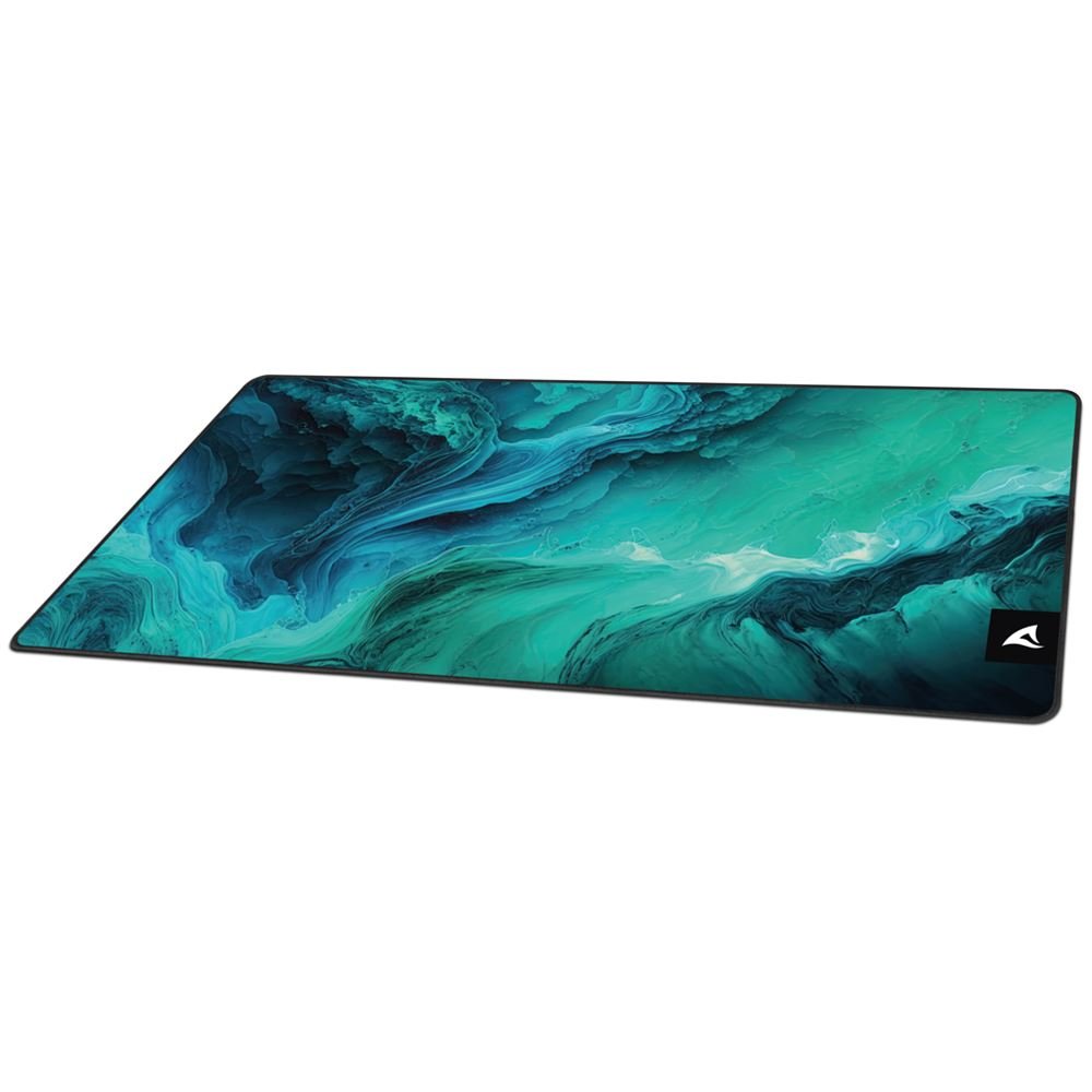 Sharkoon Skiller Sgp30 Xxl D4, Almohadilla De Ratón Para Juegos Azul/Verde