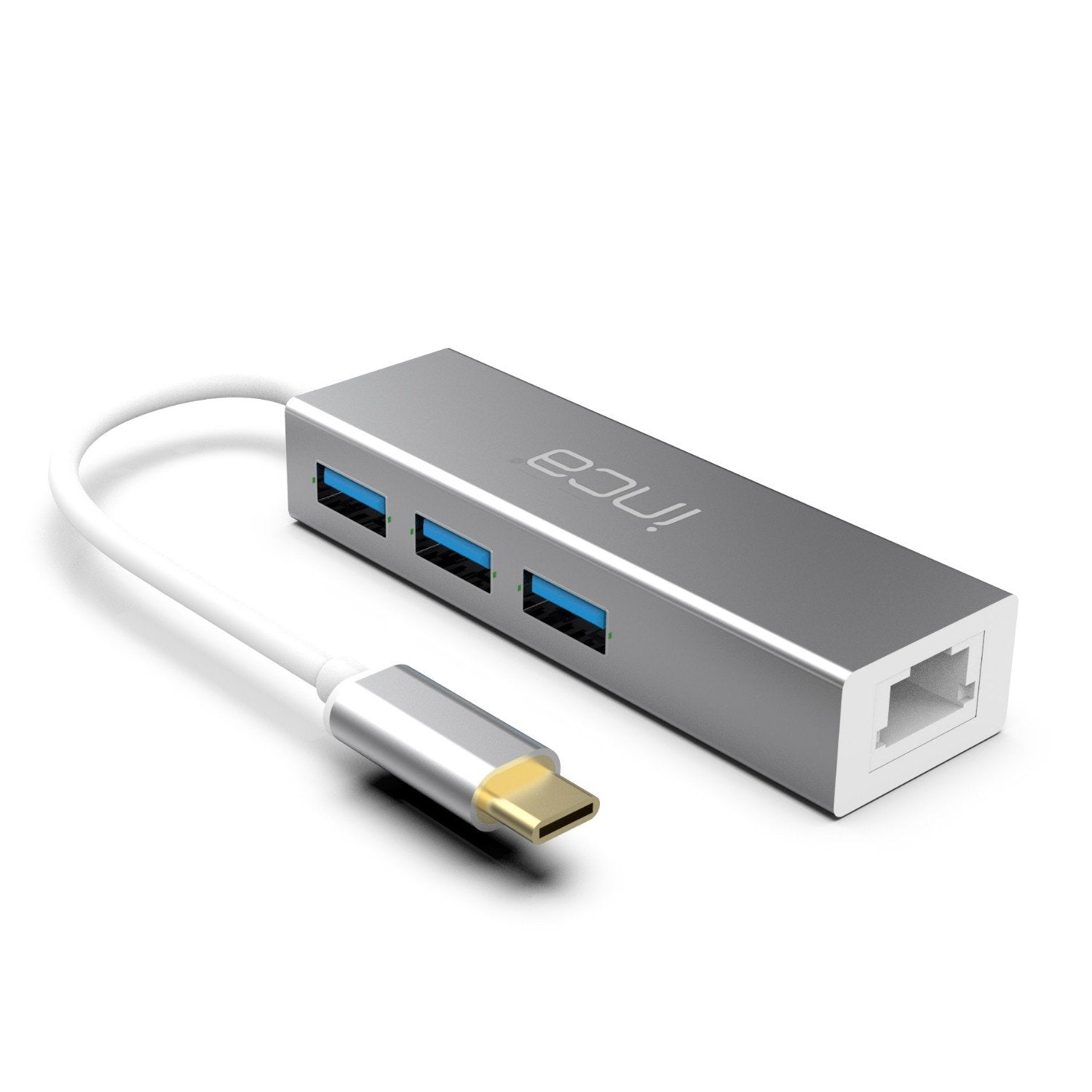 Inca Adaptador Itpc-3t Typ C > 3xusb-A, 1xrj45, 1000mbps