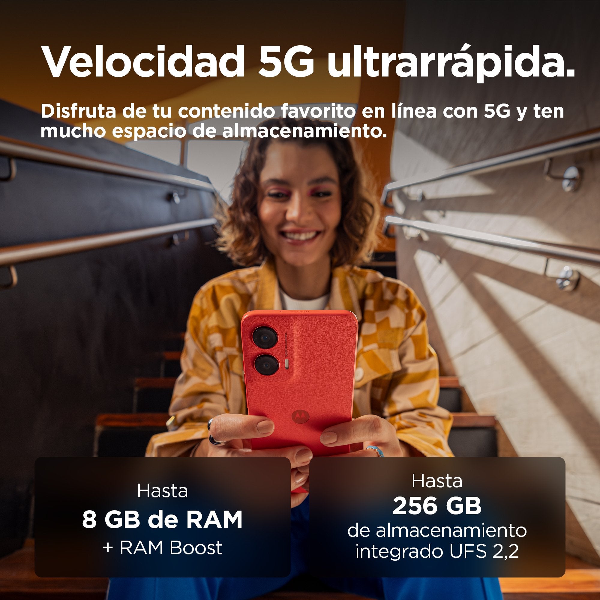EAN 0840023269172 - Motorola moto g35 5G 17,1 cm (6.72") SIM doble Android 14 USB Tipo C 4 GB 128 GB 5000 mAh Rojo imagen 8