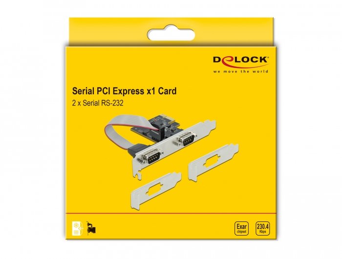 2x Seriell Delock Pci Express Adapter
