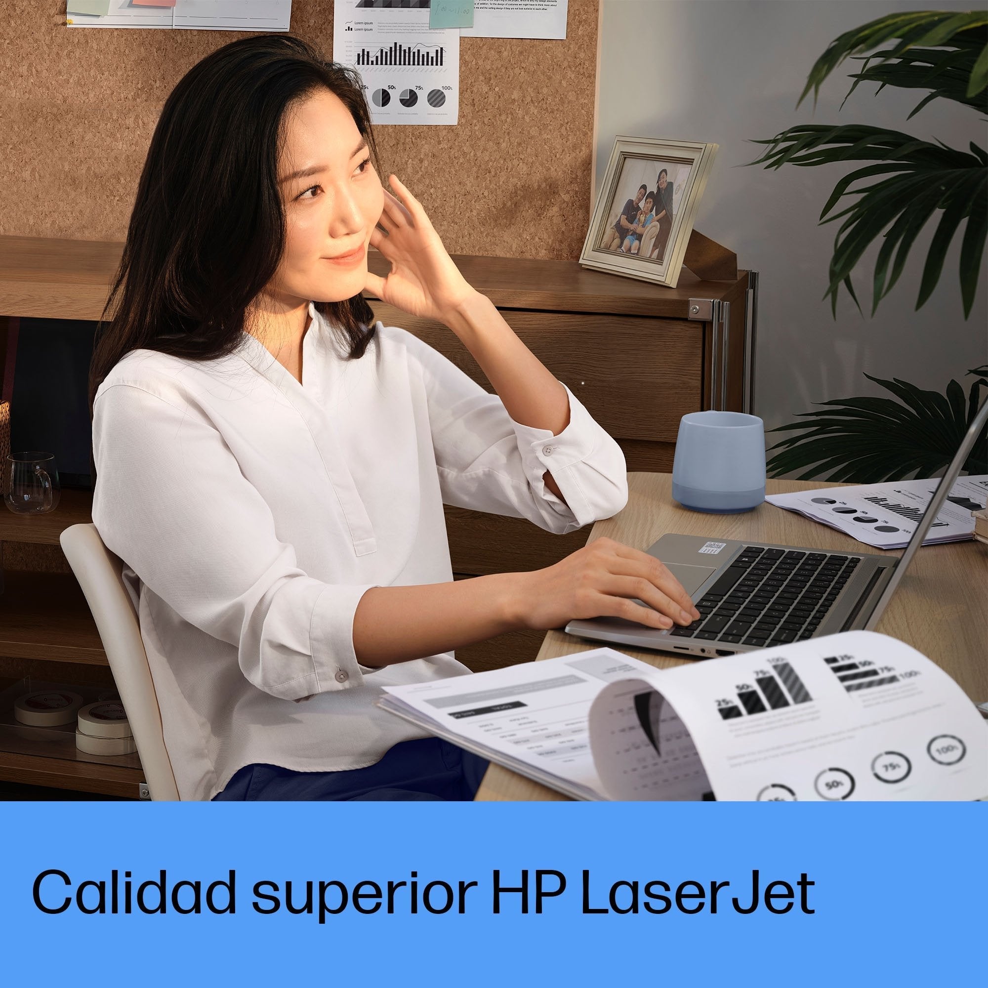 Impresora Recargable Láser Monocromo Hp Laserjet Tank 1504w Wifi Blanca