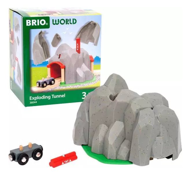 Brio World Túnel Del Mundo Con Función De Voladura, Tren 63604400