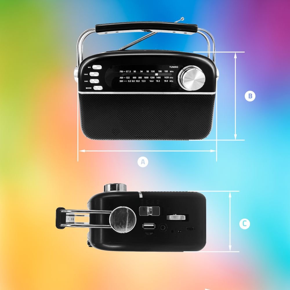 EAN 5902510685553 - Manta RDI918B radio Personal Analógica Negro, Plata imagen 8