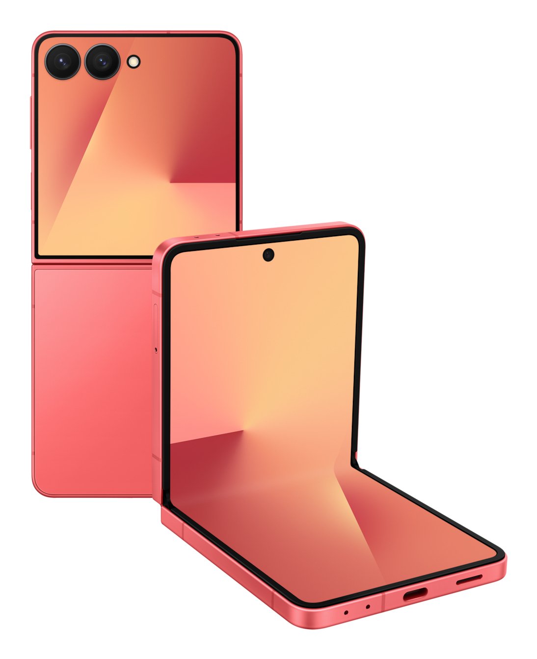 Samsung Galaxy Z Flip7 F766b 5g Dual Sim 12gb Ram 256gb - Coralred