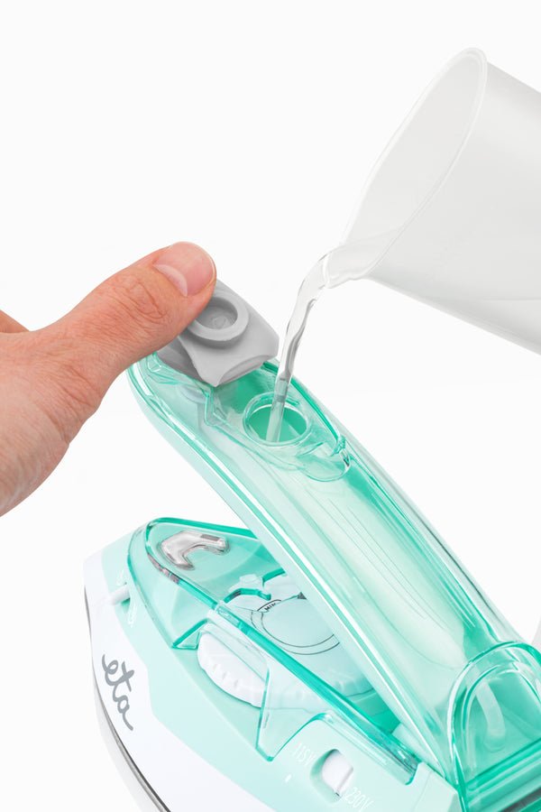 Plancha Eta Sophia Eta127190000 De Vapor De Viaje, 1100 W, Verde Blanco