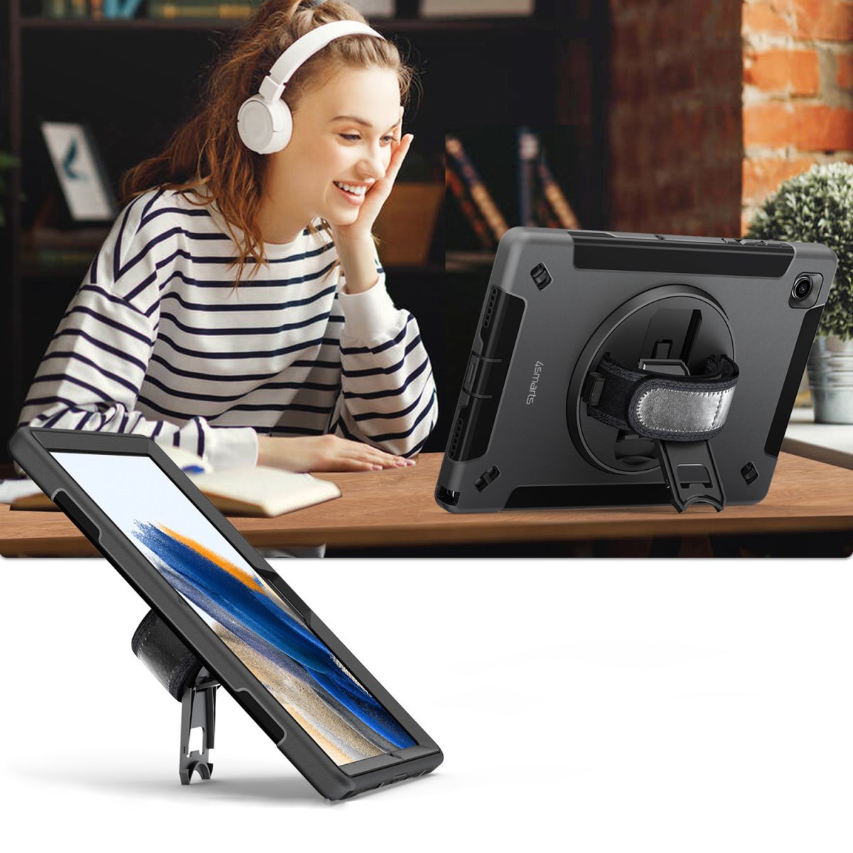 4smarts Rugged Funda Grip Para Samsung Galaxy Tab A9