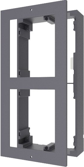 Caja De Registro En Superficie Para 2 Módulos De Videoportero Aluminio Hikvision