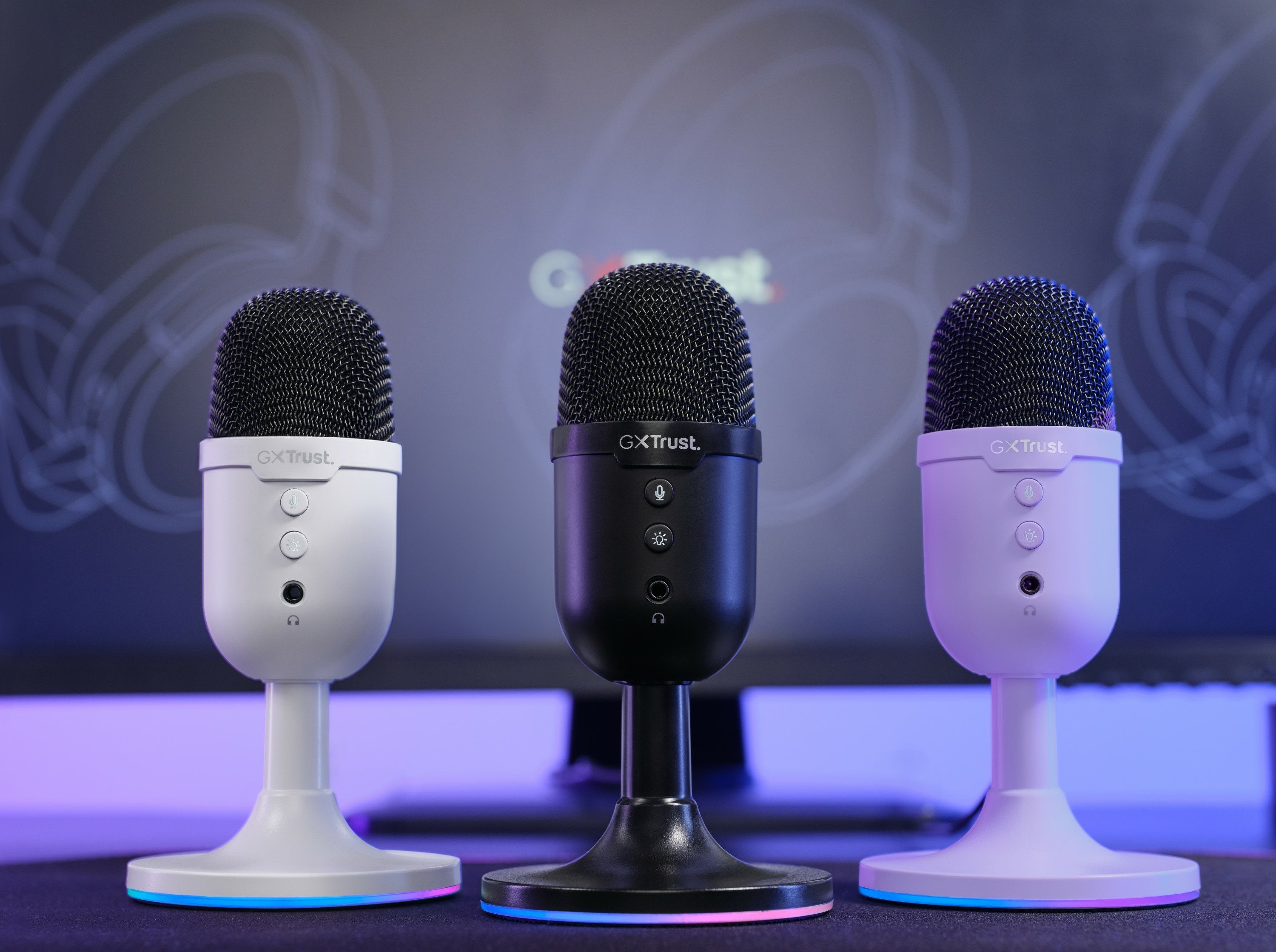 Trust Gxt 234p Yunix Negro Micrófono De Superficie Para Mesa