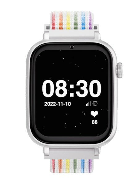 Smartwatch Savefamily White Casing + Fabric Unicorn Strap Sf-Sw+B.Ctvm
