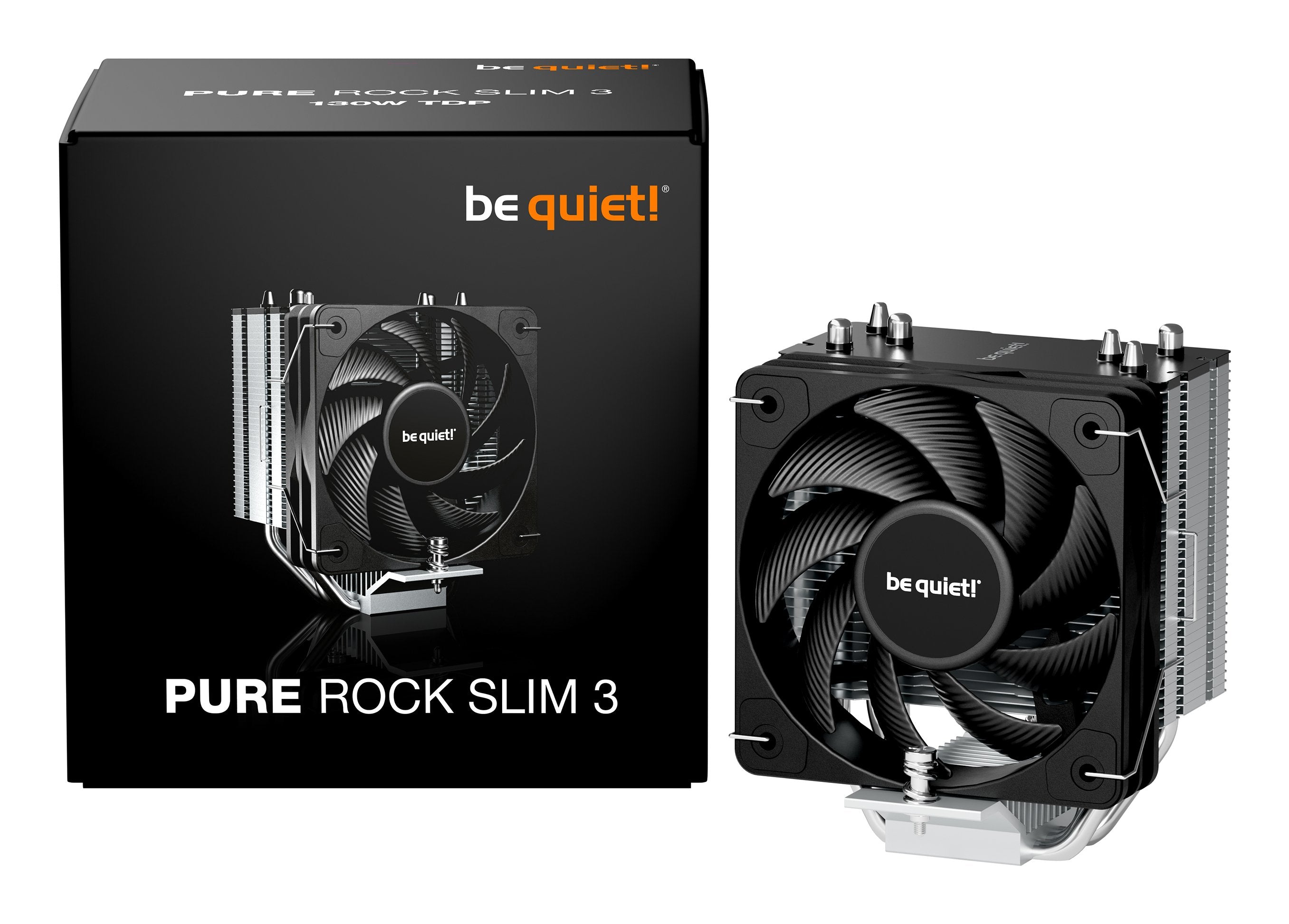 EAN 4260052193150 - be quiet! Pure Rock Slim 3 Procesador Refrigerador de aire 10 cm Plata 1 pieza(s) imagen 5
