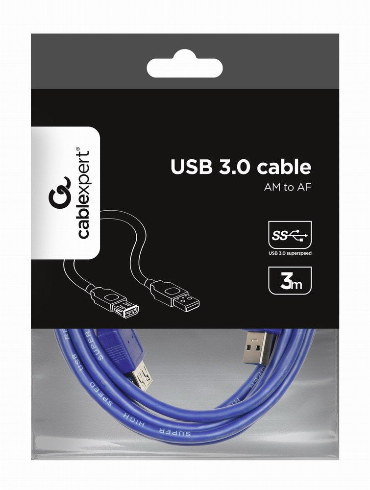 EAN 8716309059237 - Gembird 3m USB 3.0 A M/FM cable USB USB 3.2 Gen 1 (3.1 Gen 1) USB A Azul imagen 3