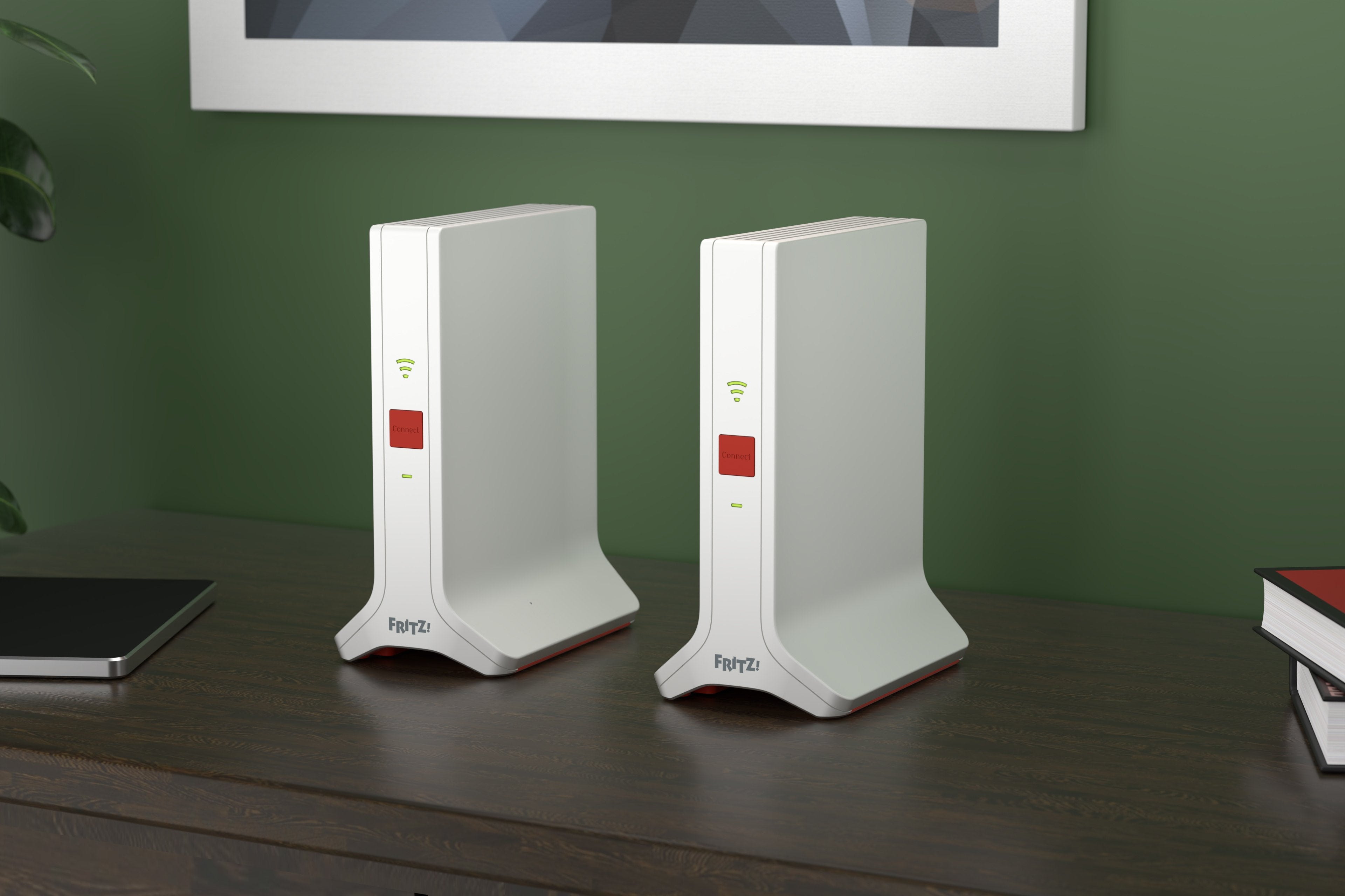 EAN 4023125031106 - Mesh Set FRITZ! 4200 2-pack Edition International Doble banda (2,4 GHz / 5 GHz) Wi-Fi 6 (802.11ax) Rojo, imagen 7