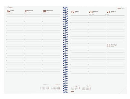 EAN 8422952409175 - Finocam 742041026 agenda Agenda diaria Azul imagen 4