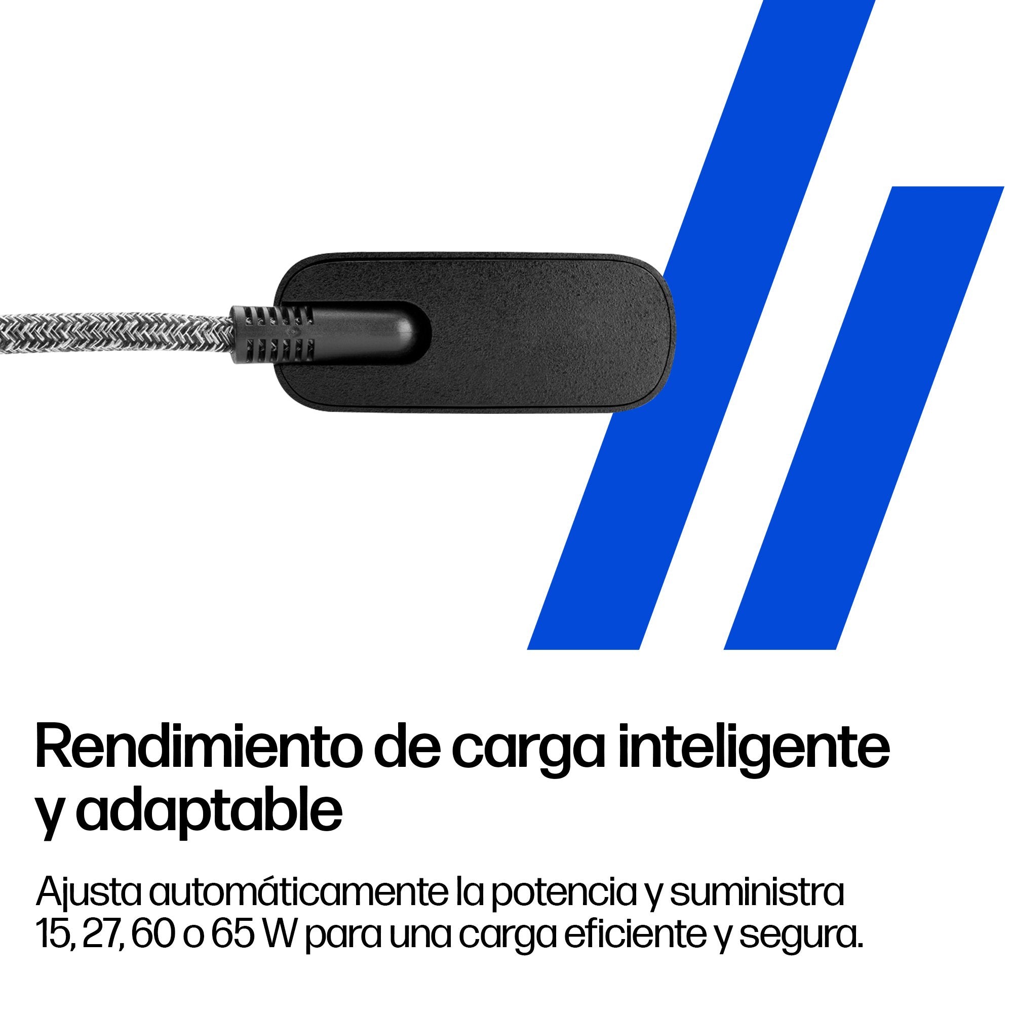 EAN 198122961122 - HP 65W USB-C Laptop Charger adaptador e inversor de corriente Interior Negro imagen 3