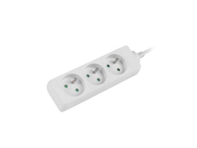 EAN 5901969414868 - Lanberg PS0-03E-0300-W base múltiple 3 m 3 salidas AC Interior Blanco imagen 3