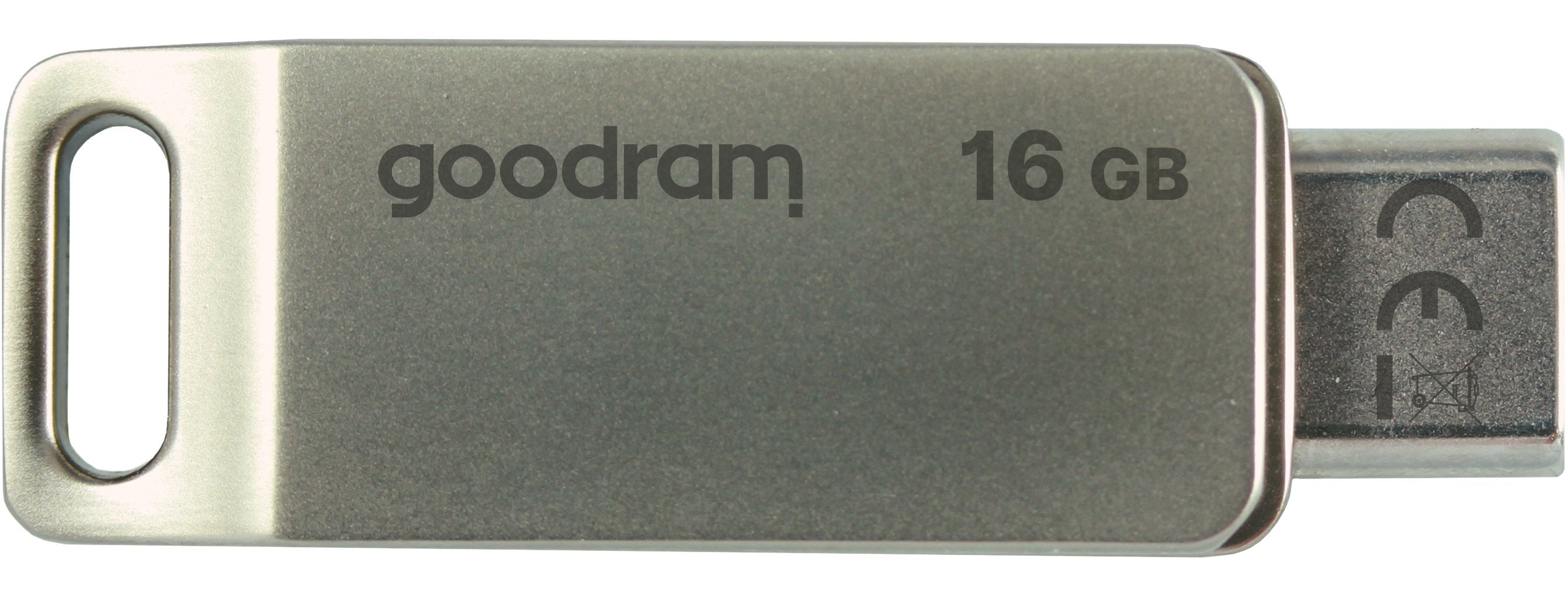 Pendrive Goodram 16gb Oda3 Plata Usb 3.0 Tipo-C