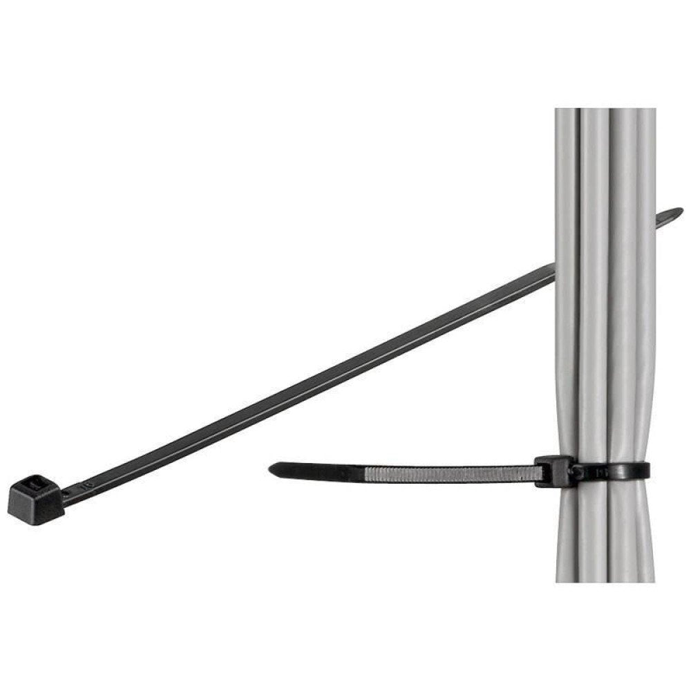 EAN 8057685306394 - Techly 142 x 3.5mm presilla Nylon Negro 100 pieza(s) imagen 1