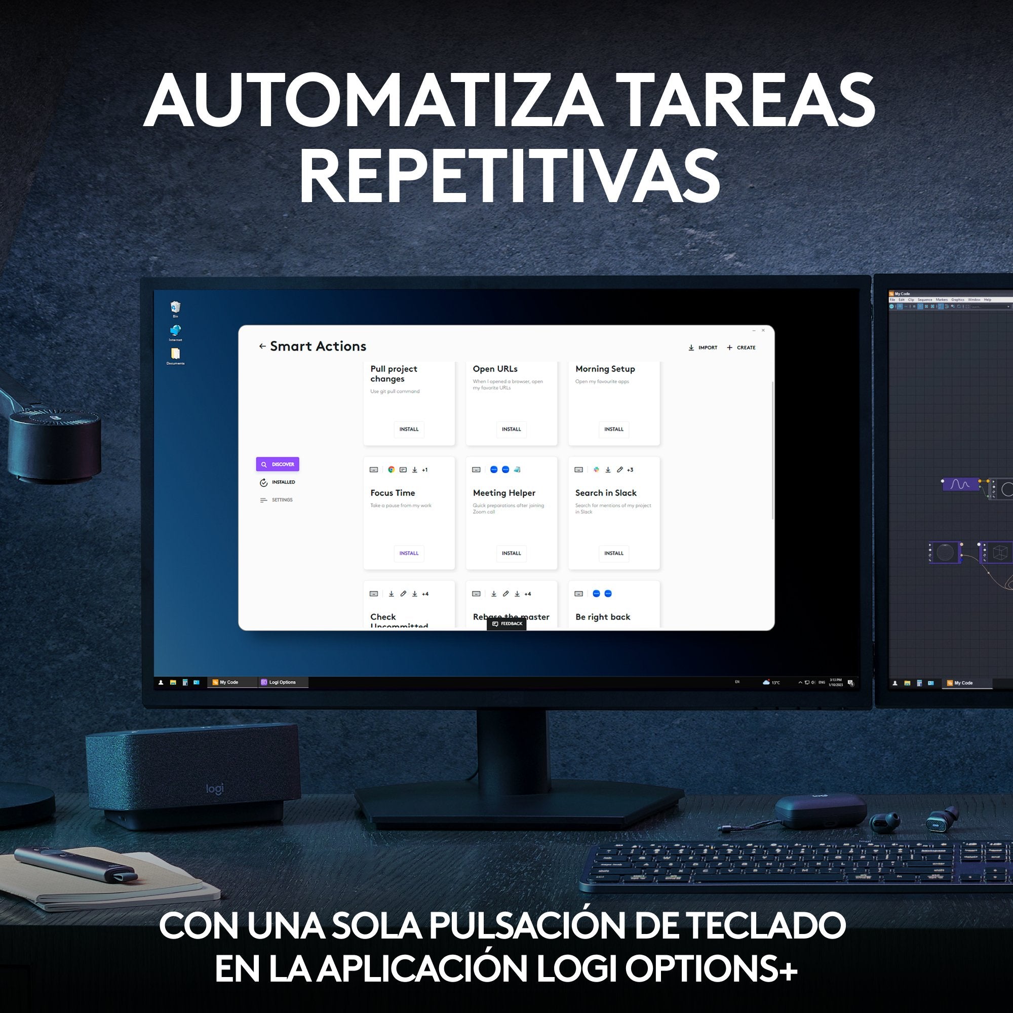 EAN 5099206112452 - Logitech 920-011610 teclado Ratón incluido Oficina Bluetooth QWERTY Español Grafito imagen 10