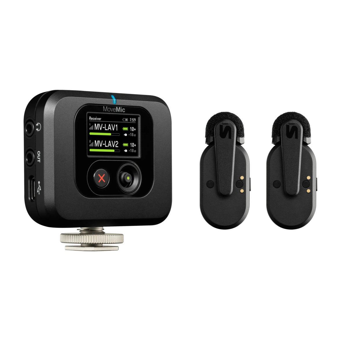 Shure Mv-Two-Kit-Z6 Receptor Para Micrófono Inalámbrico Soporte Para Cámara