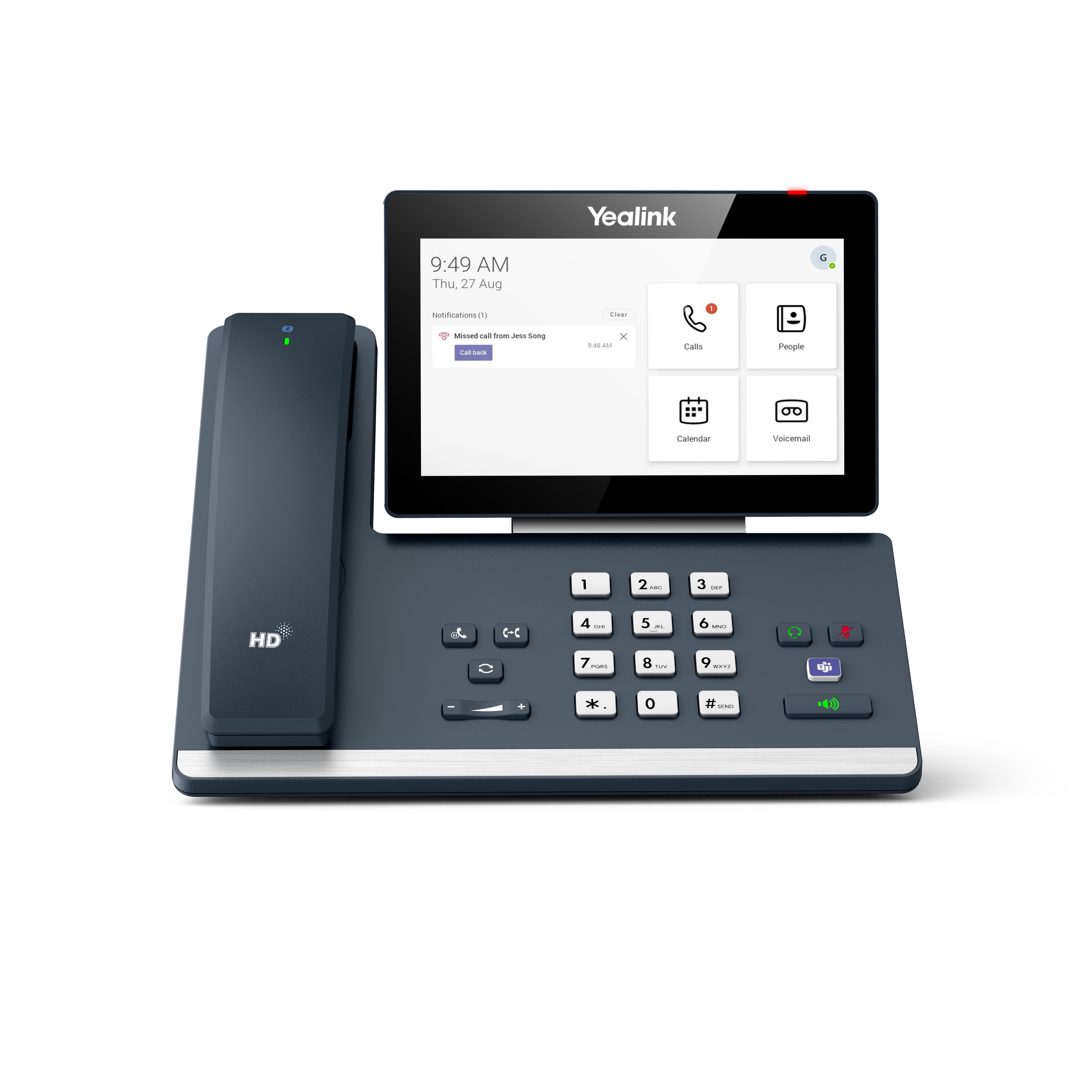 Teléfono Yealink Mp58-Wh Microsoft Teams Edition Teléfono Ip Gris Lcd Wifi
