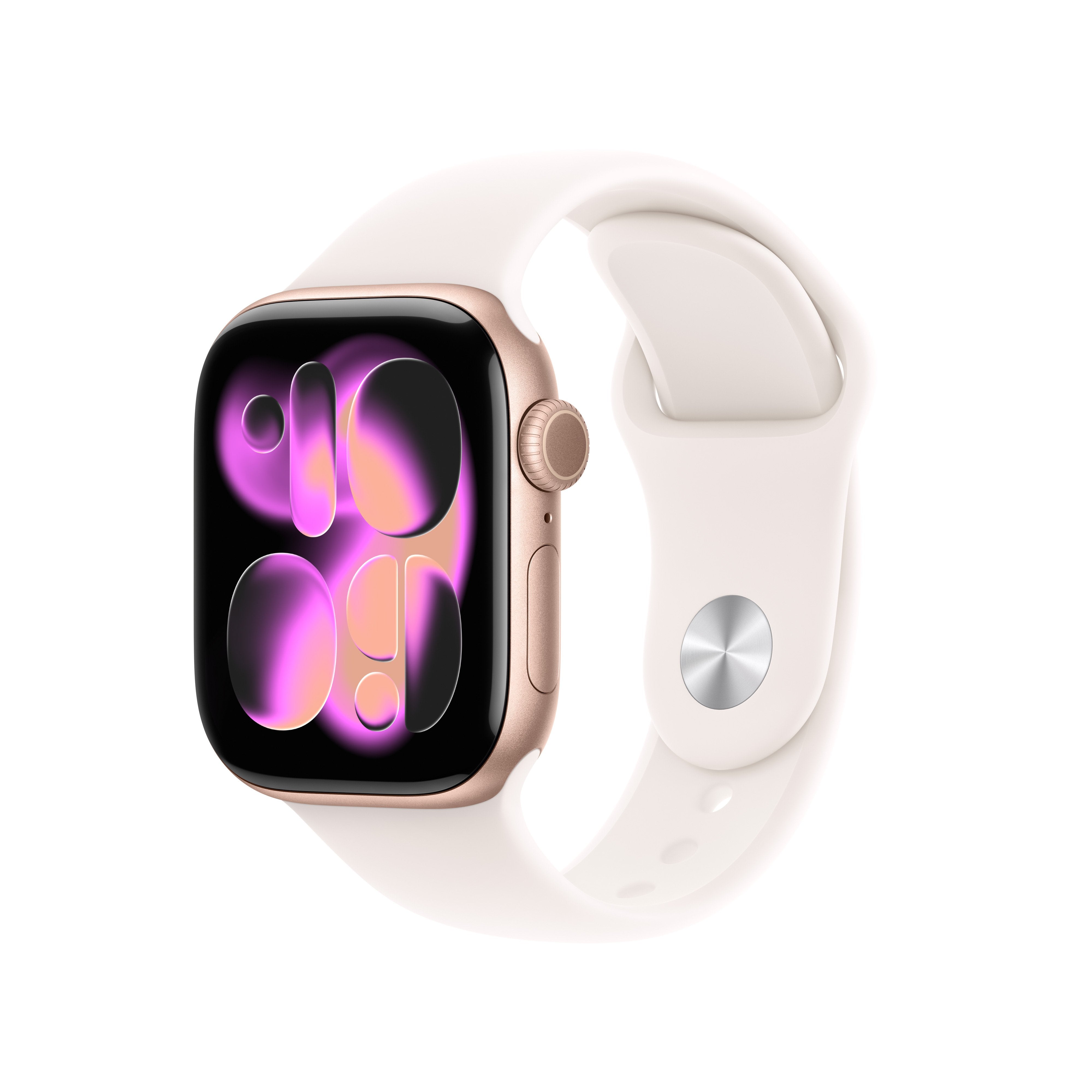 Apple Watch S11 Aluminium Cellular 42mm Rosegold (Sportarmband Blassrosa) S M