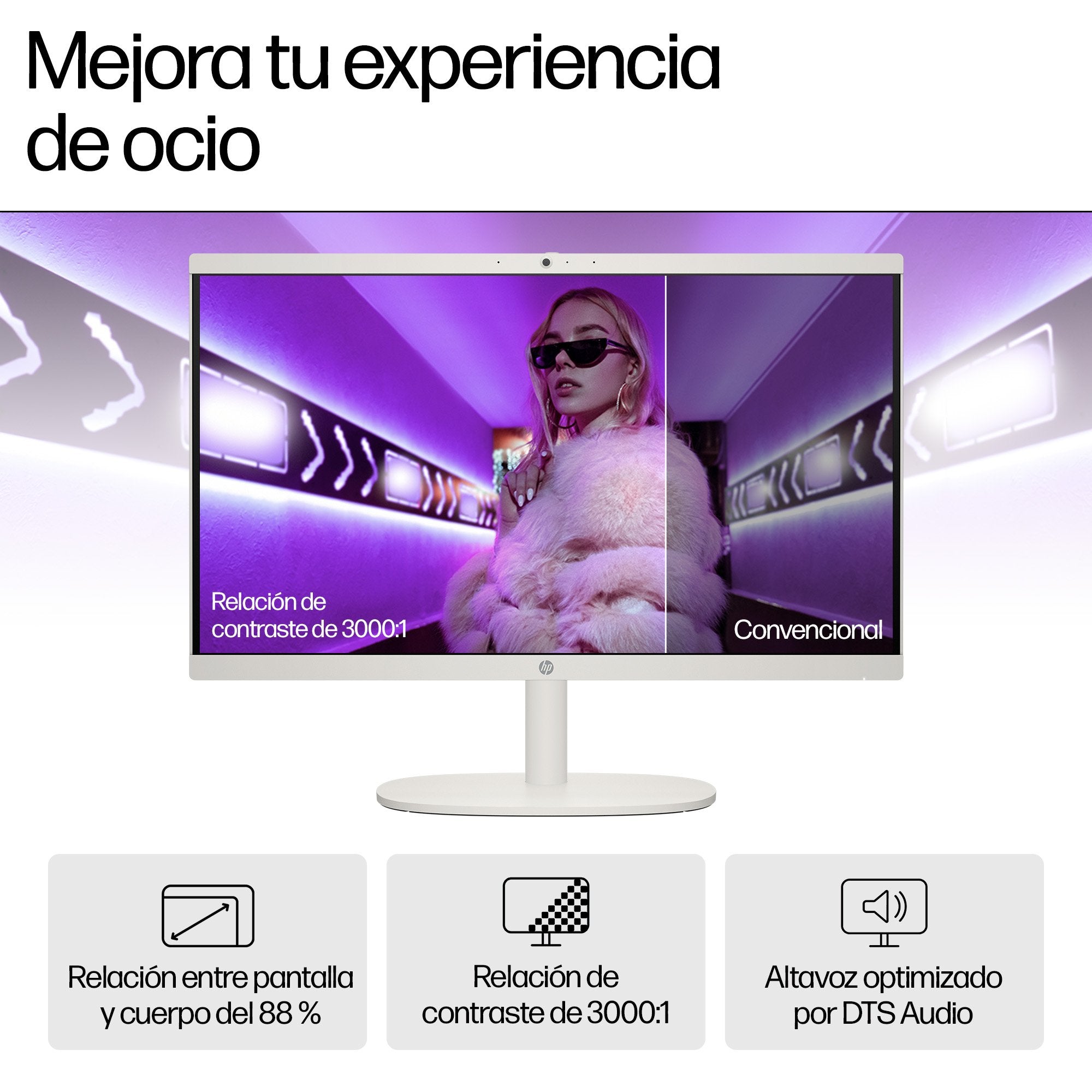 EAN 0198415202680 - HP 22-dg0037ns Intel® Core™ i3 i3-N300 54,6 cm (21.5") 1920 x 1080 Pixeles PC todo en uno 8 GB DDR5-SDRAM imagen 7