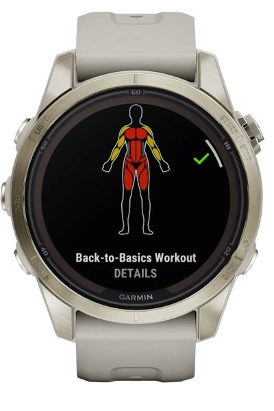 Garmin Fenix 7spro Sapphire Solar -42mm - Light Sand Soft Go