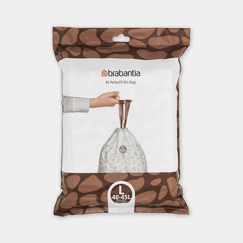 Brabantia Perfectfit Müllbeutel Flatback+ Stepup, Codierung L