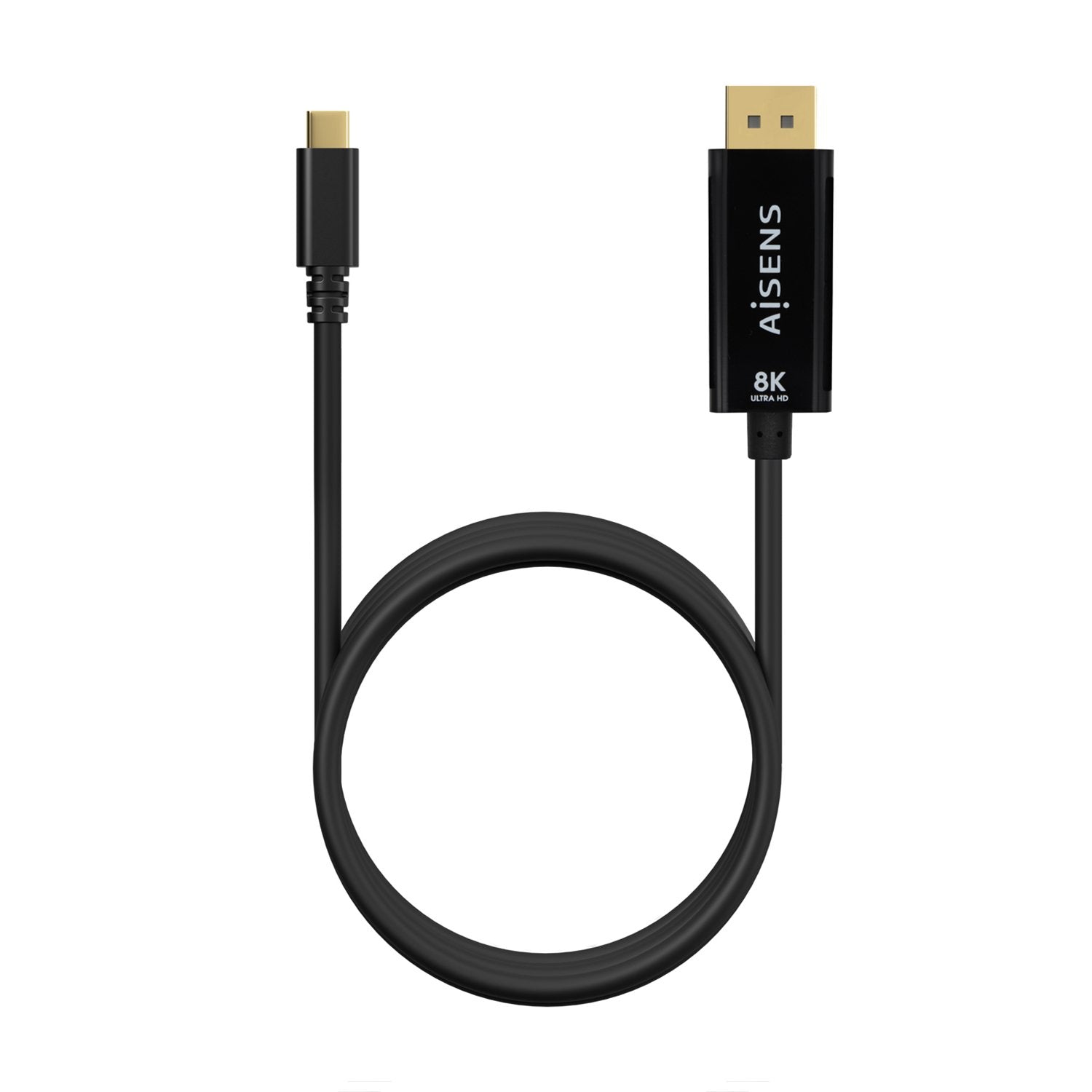 Aisens Cable Usb-C A Displayport 8k@60hz - Usb-C/M-Dp/M - 1.80m - Negro
