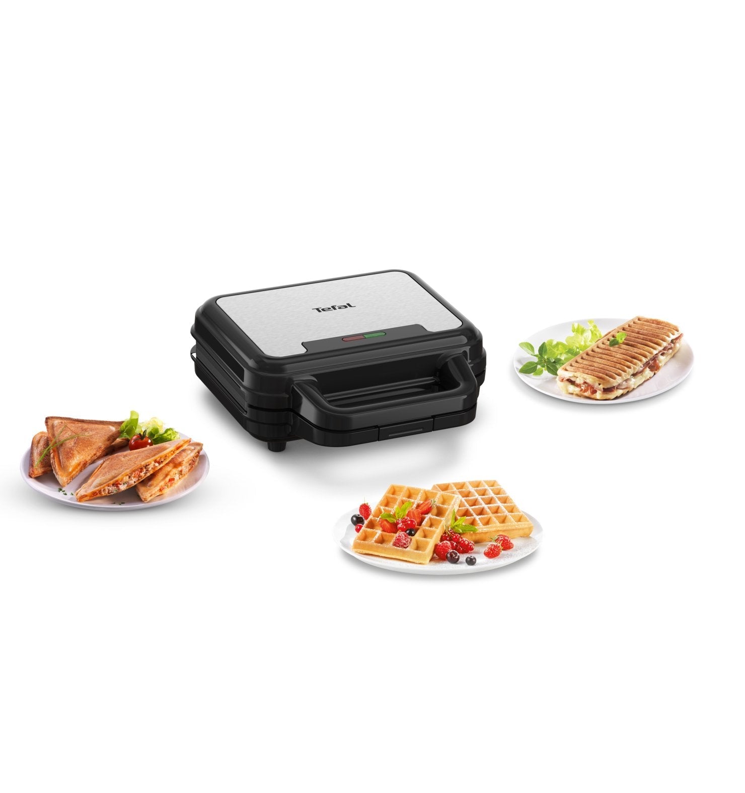 EAN 3016661177057 - Tefal SW383D10 sandwichera 700 W Negro, Acero inoxidable imagen 5