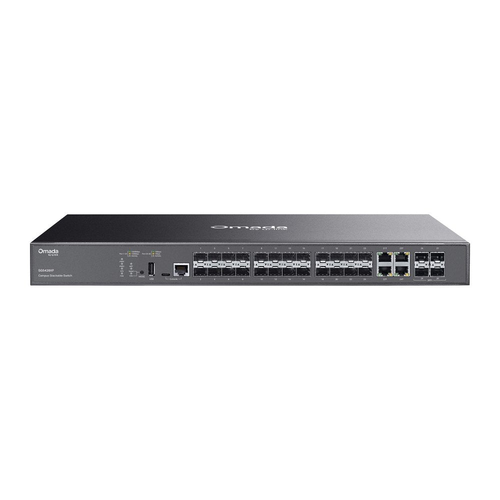 Switch Omada Sg5428xf Pro Be19000 Ceiling Mount Tri-Band Wi-Fi 7