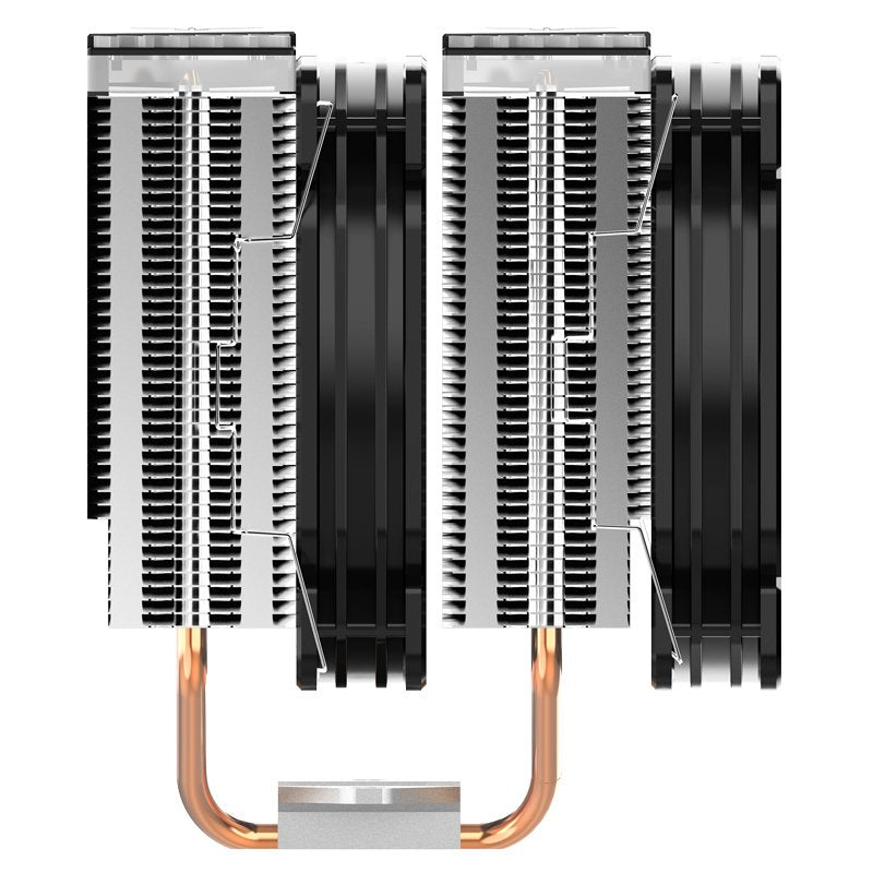 K Jonsbo Cr-2000 Gt Cpu Disipador Dual Tower, Argb - 2x 120mm, Negro