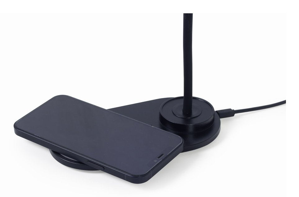 EAN 8716309125987 - Gembird TA-WPC10-LED-01 cargador de dispositivo móvil Smartphone Negro CC Cargador inalámbrico Interior imagen 4