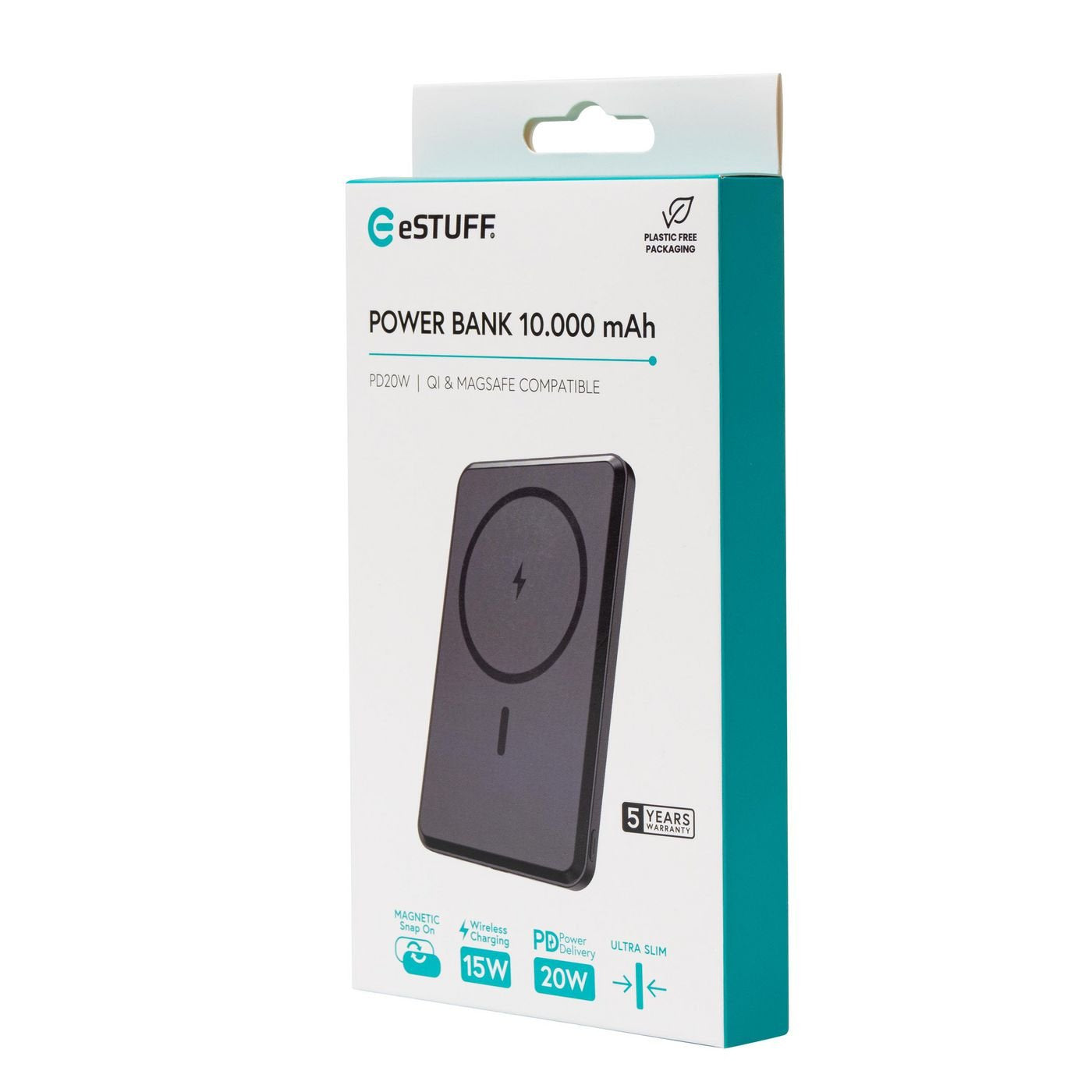 EAN 5715063517130 - eSTUFF ES641101 batería externa Cargador inalámbrico Negro imagen 3
