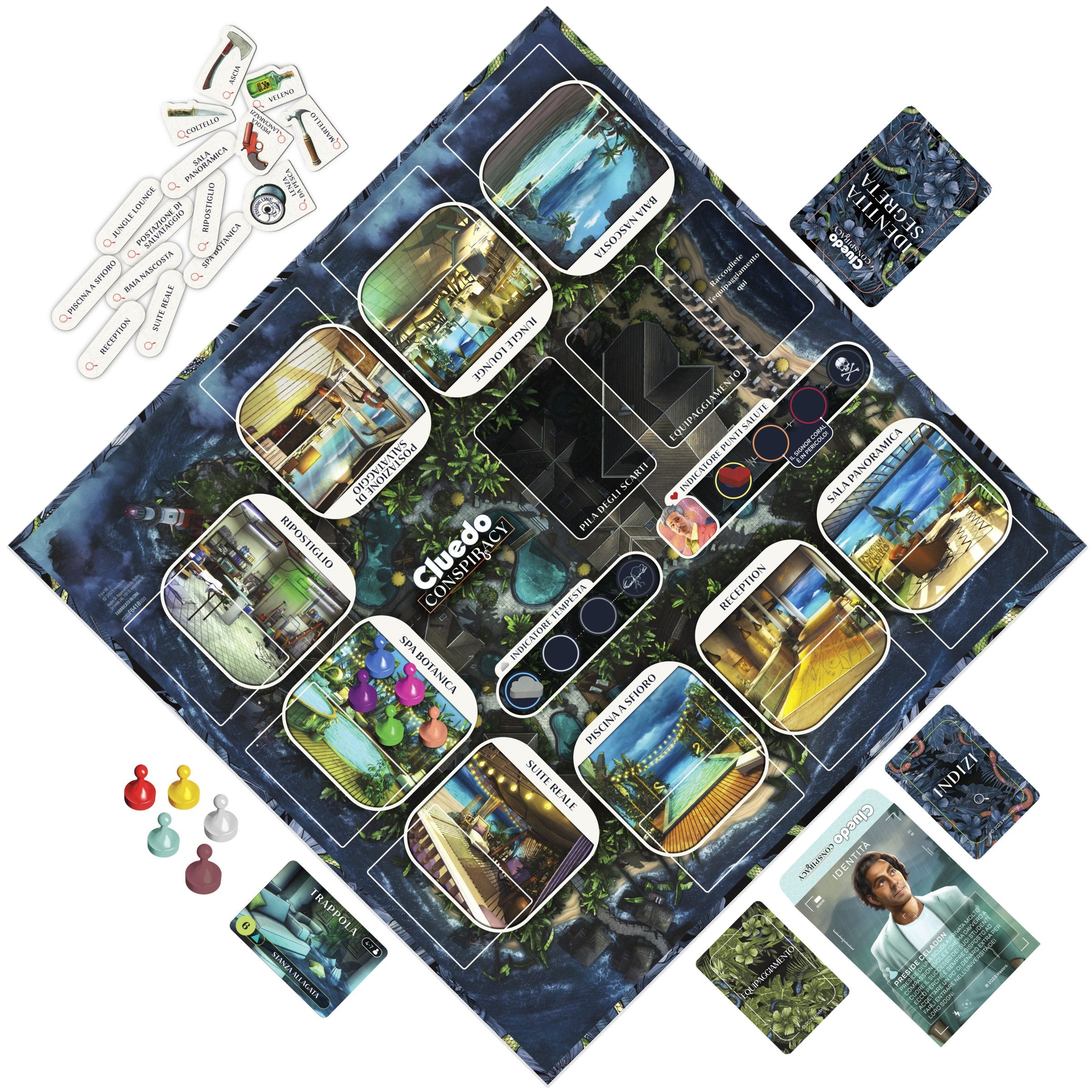 EAN 5010996163547 - Cluedo Clue Conspiracy Juego de mesa Deducción imagen 7