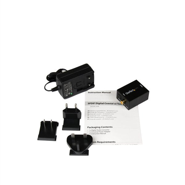 Conversor Audio Startech Optico A Rca