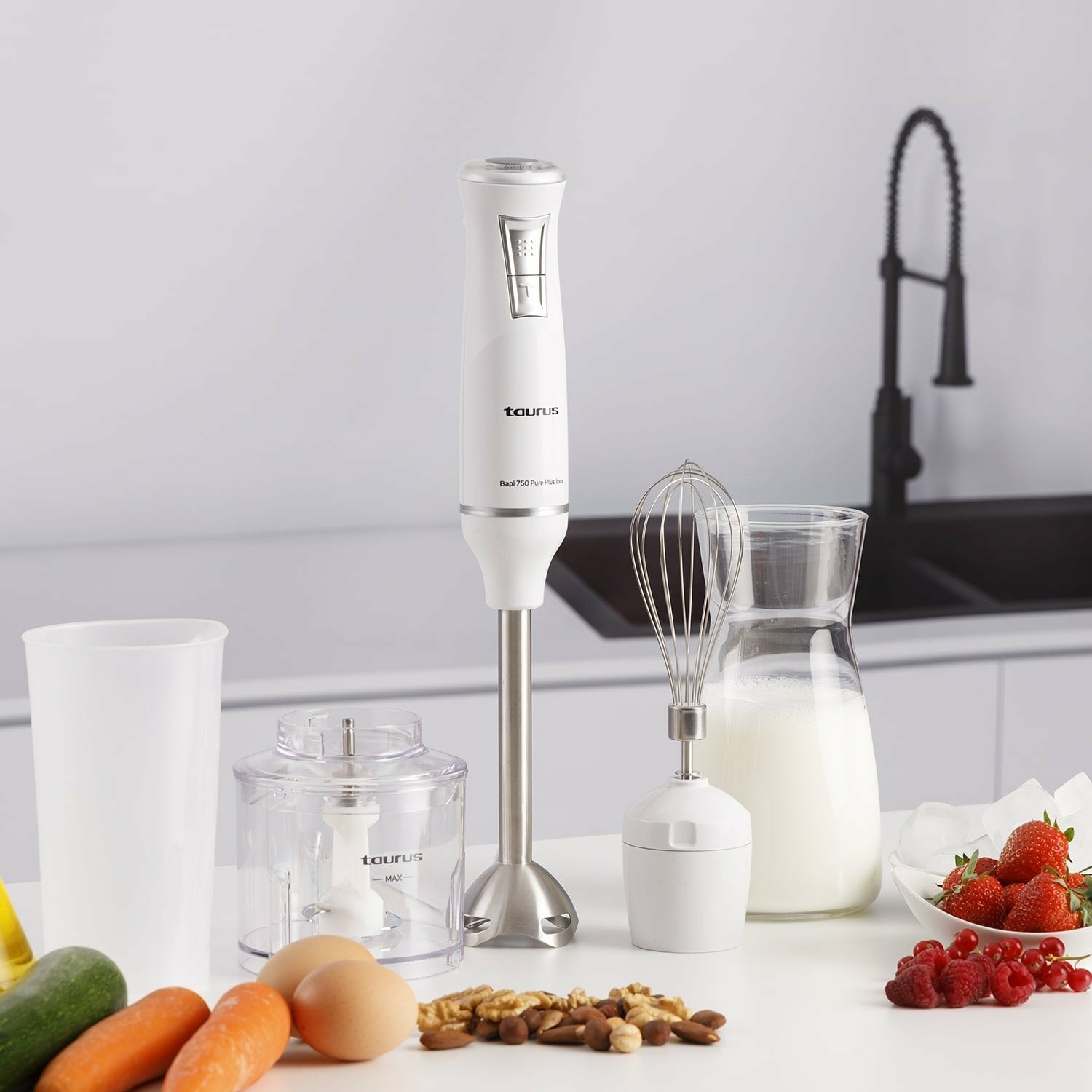 Batidora De Mano Taurus 916396000 Bapi 750 Pure Plus Inox