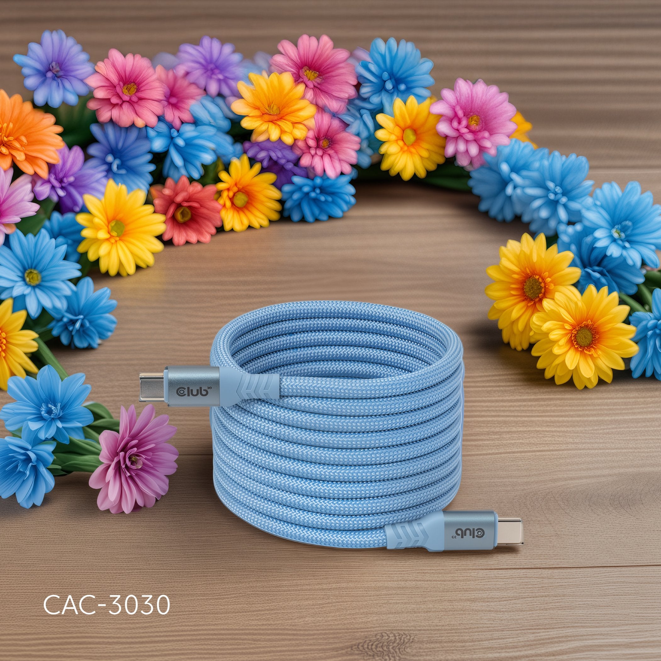 EAN 8719214473594 - CLUB3D CAC-3030 cable USB 2 m USB C Azul imagen 8