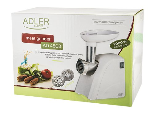 EAN 5908256832060 - Adler AD 4803 picadora 800 W Acero inoxidable, Blanco imagen 6