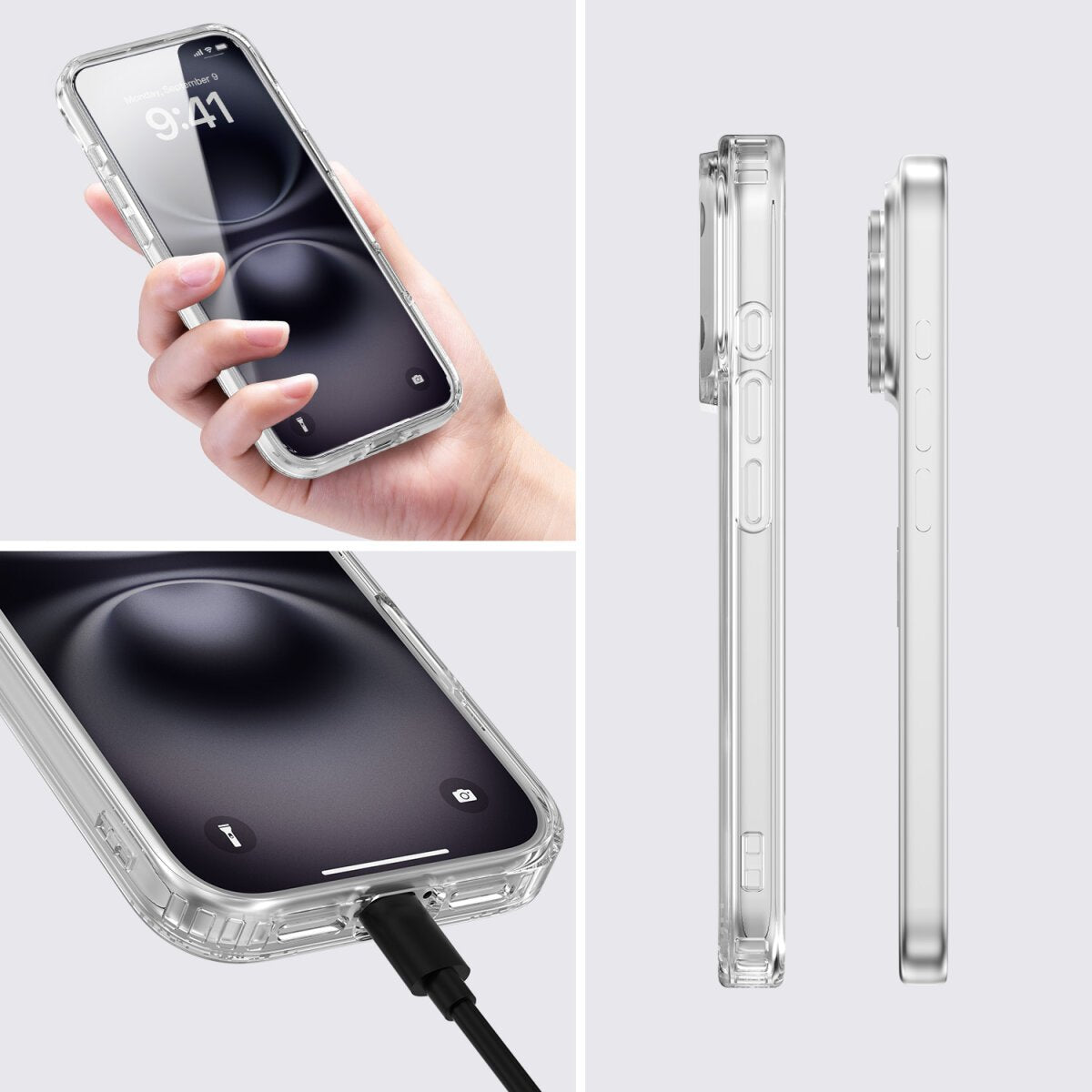 EAN 4252011911837 - 4smarts 360° Premium funda para teléfono móvil 17,5 cm (6.9") Bumper Transparente imagen 5