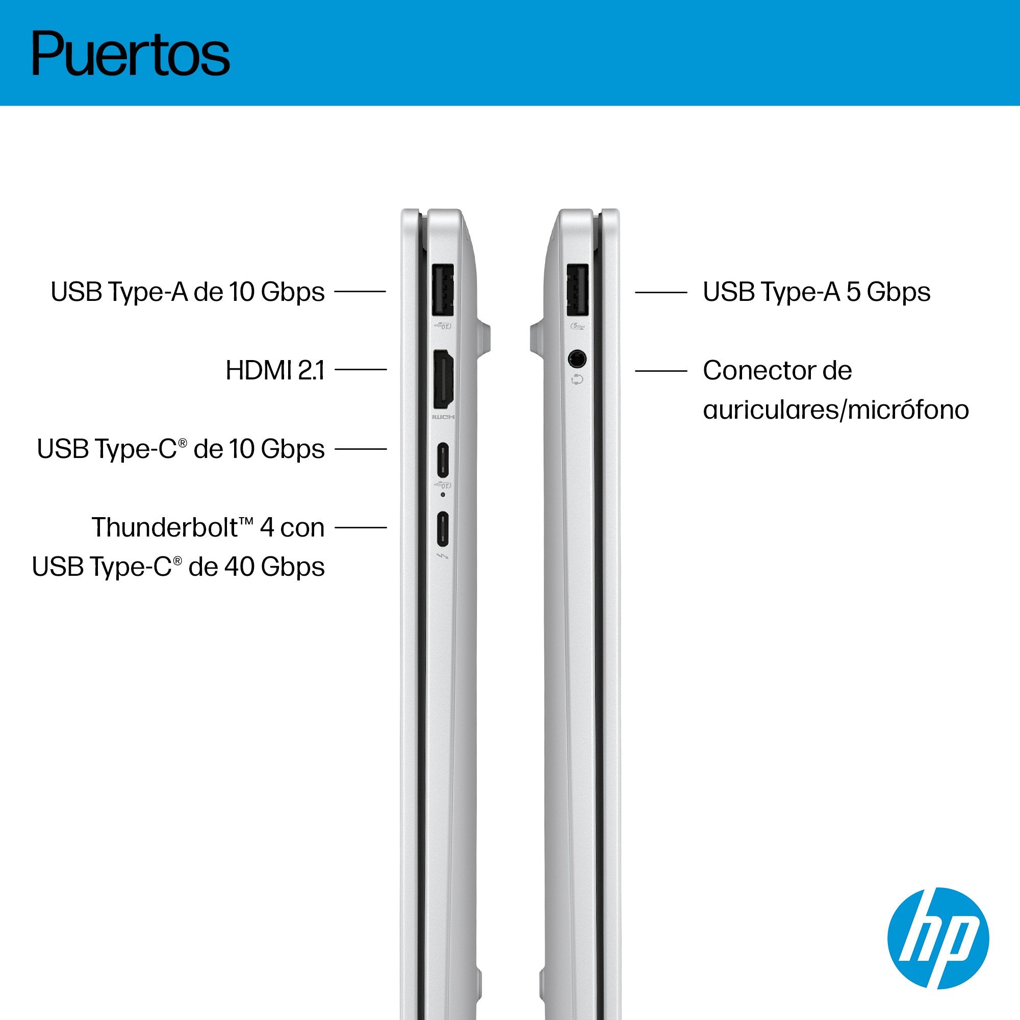 EAN 0199251188046 - HP OmniBook 7 AI 14-fr0014ns Intel Core Ultra 7 255H Portátil 35,6 cm (14") 2K 32 GB LPDDR5-SDRAM 1 TB SS imagen 4