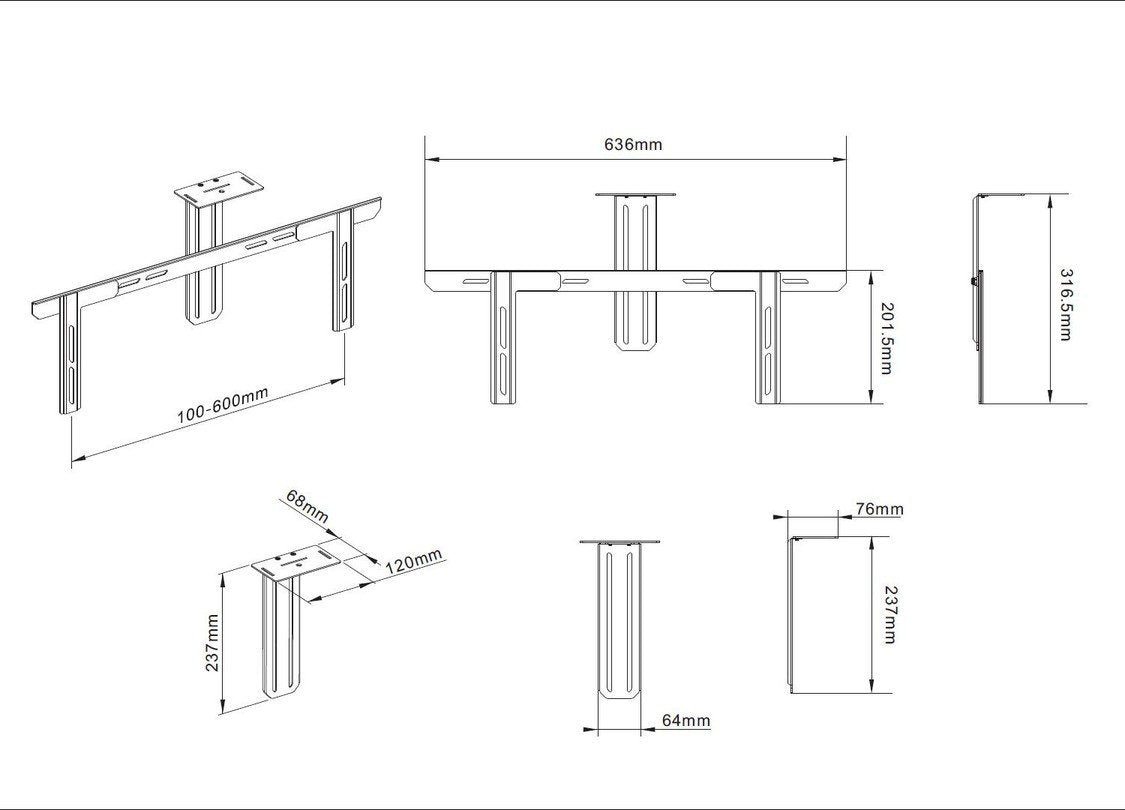 EAN 7350073737901 - Multibrackets 7901 accesorio para soporte de monitor imagen 19