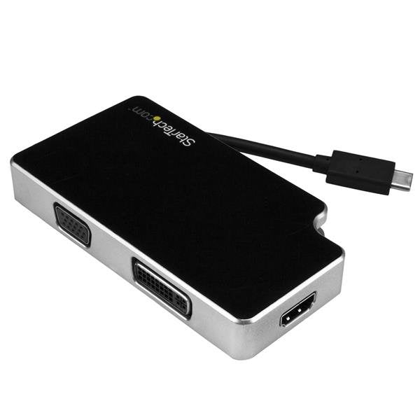 Startech Adaptador 3-En-1 Usb-C A Vga Dvi Hdmi 4kâ Cdpvgdvhdb