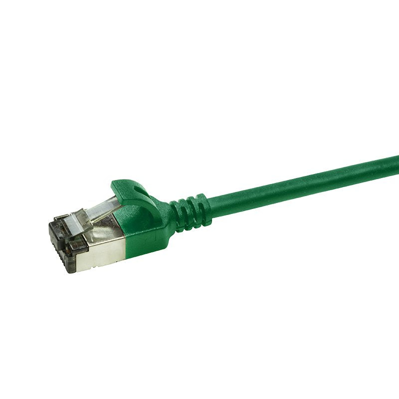 Logilink Patchkabel Cat6a Stp Tpe Slimline Grün 2,0m