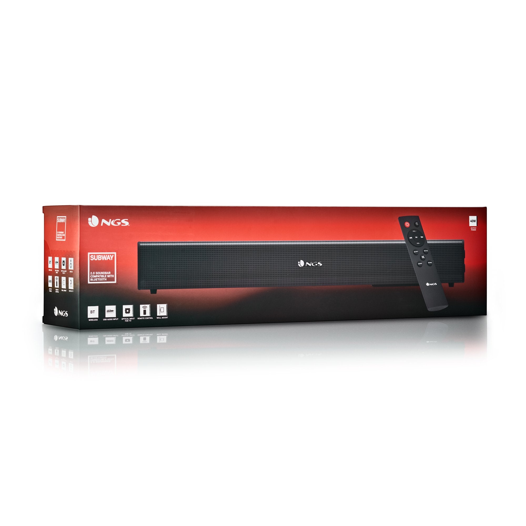 EAN 8435430620849 - NGS SUBWAY Negro 40 W imagen 6