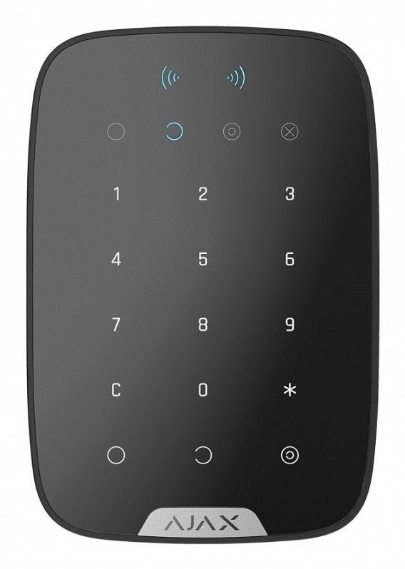 Ajax Keypad-Plus-Bl Ajax Keypad Plus. Teclado Táctil Con Lector Inalámbrico. Color Negro