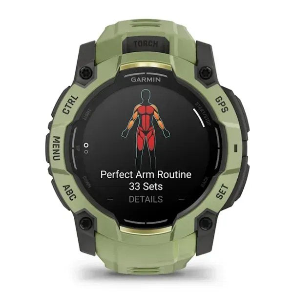 Instinct 3,50mm,Amoled,Fern Green/Gray, Fern Green Band, Ww