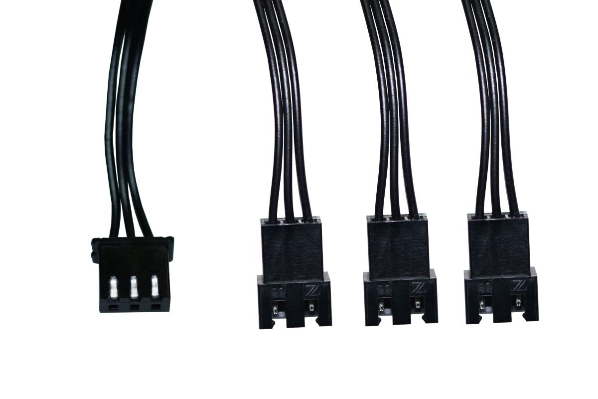 Cable En Y Alphacool Digital Rgb Led Triple Con Conector Jst Negro, 60 Cm 18602